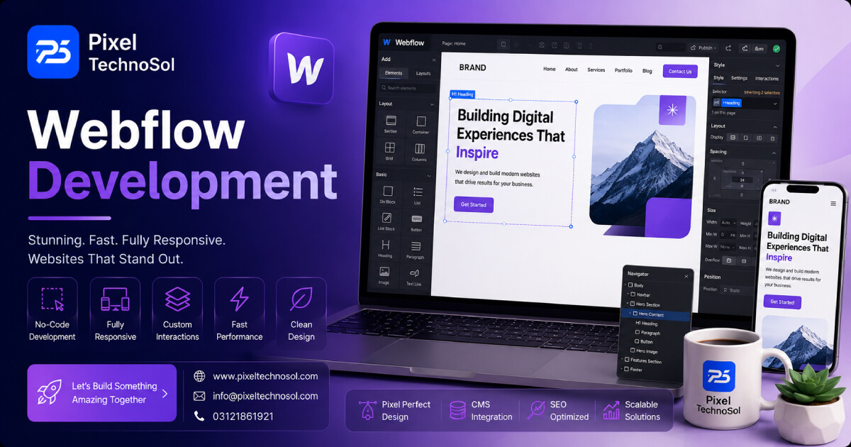 Webflow Agency & No-Code Development | Pixel TechnoSol